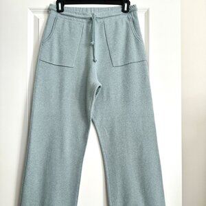 NAADAM Blue Cotton Cashmere Blend Lounge Knit Pants Size S